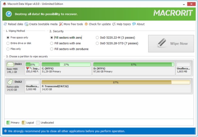 Macrorit Data Wiper 6.9.7 instal the last version for apple