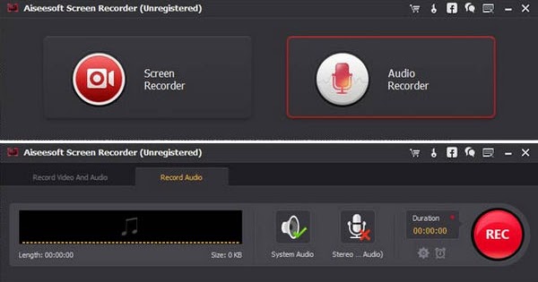 how to work aiseesoft screen recorder
